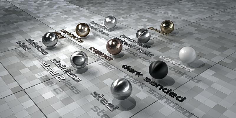 Physically-correct metal materials - Blender Market