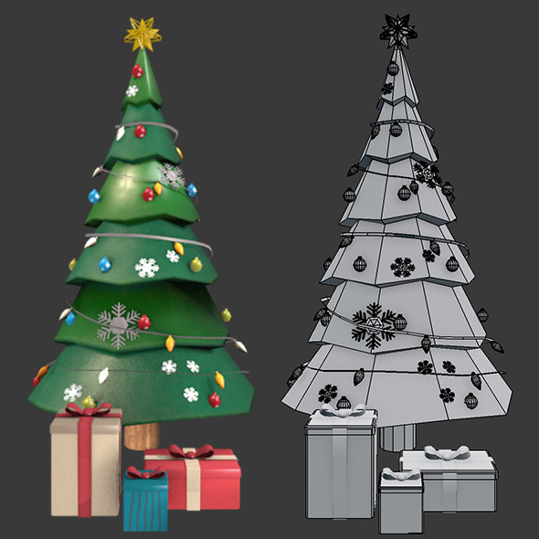 Christmas tree - Blender Market