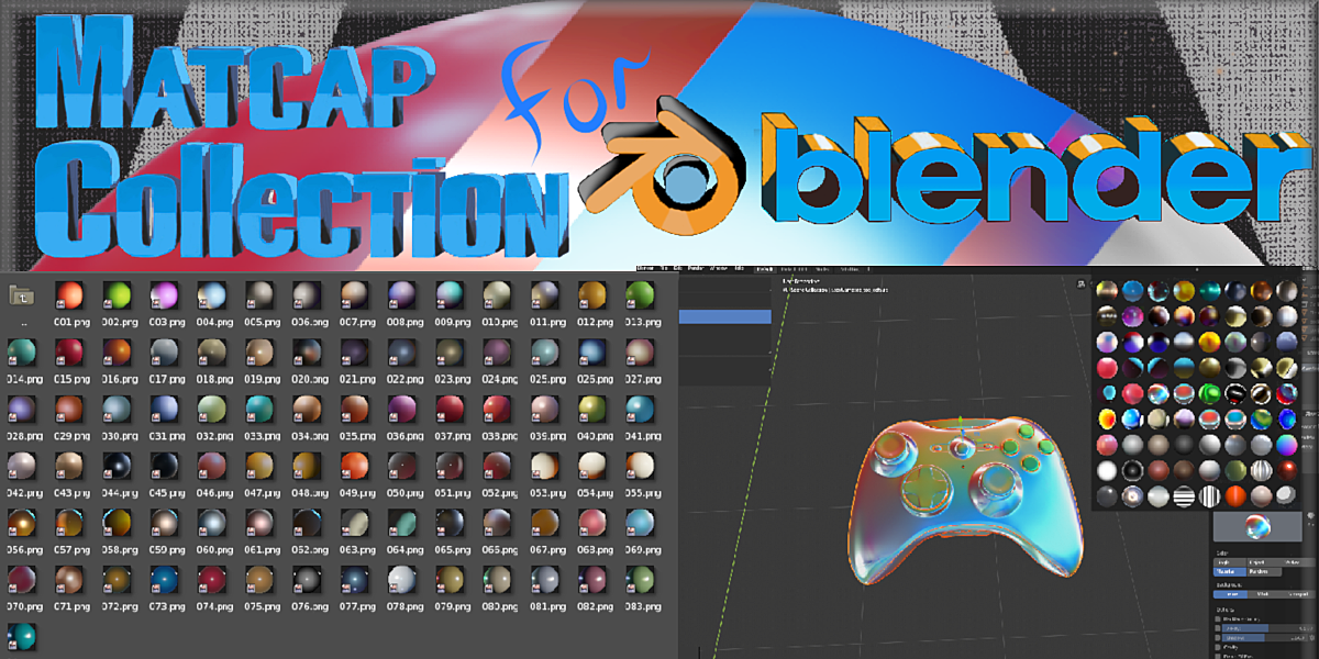 Matcap Collection for Blender