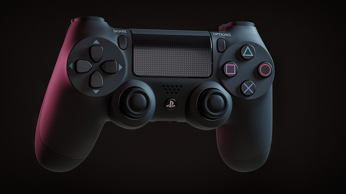 Ps4 Controller Interior Elements Blender Market