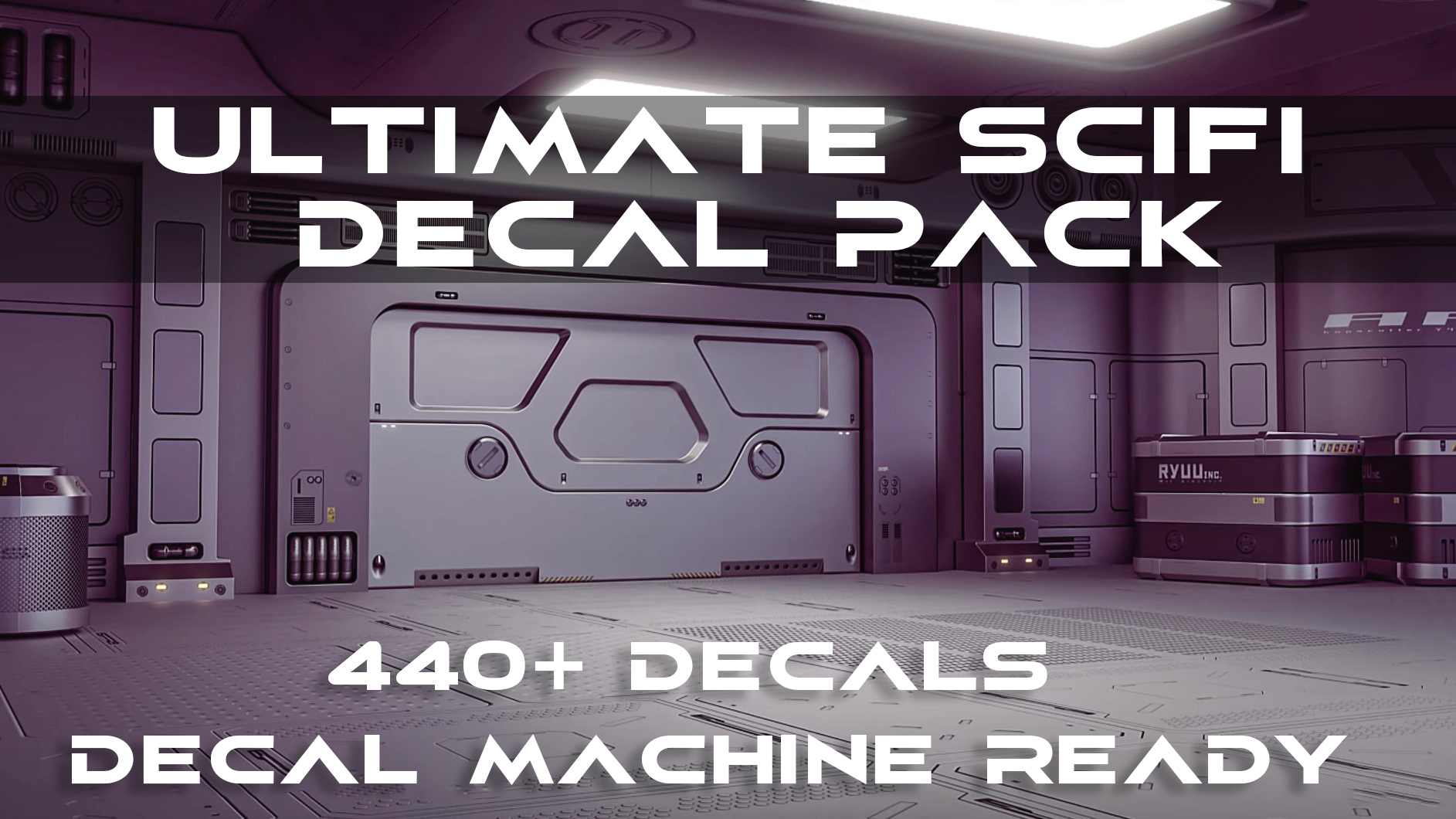 ULTIMATE SciFi Decal Bundle for Blender Decal Machine ready
