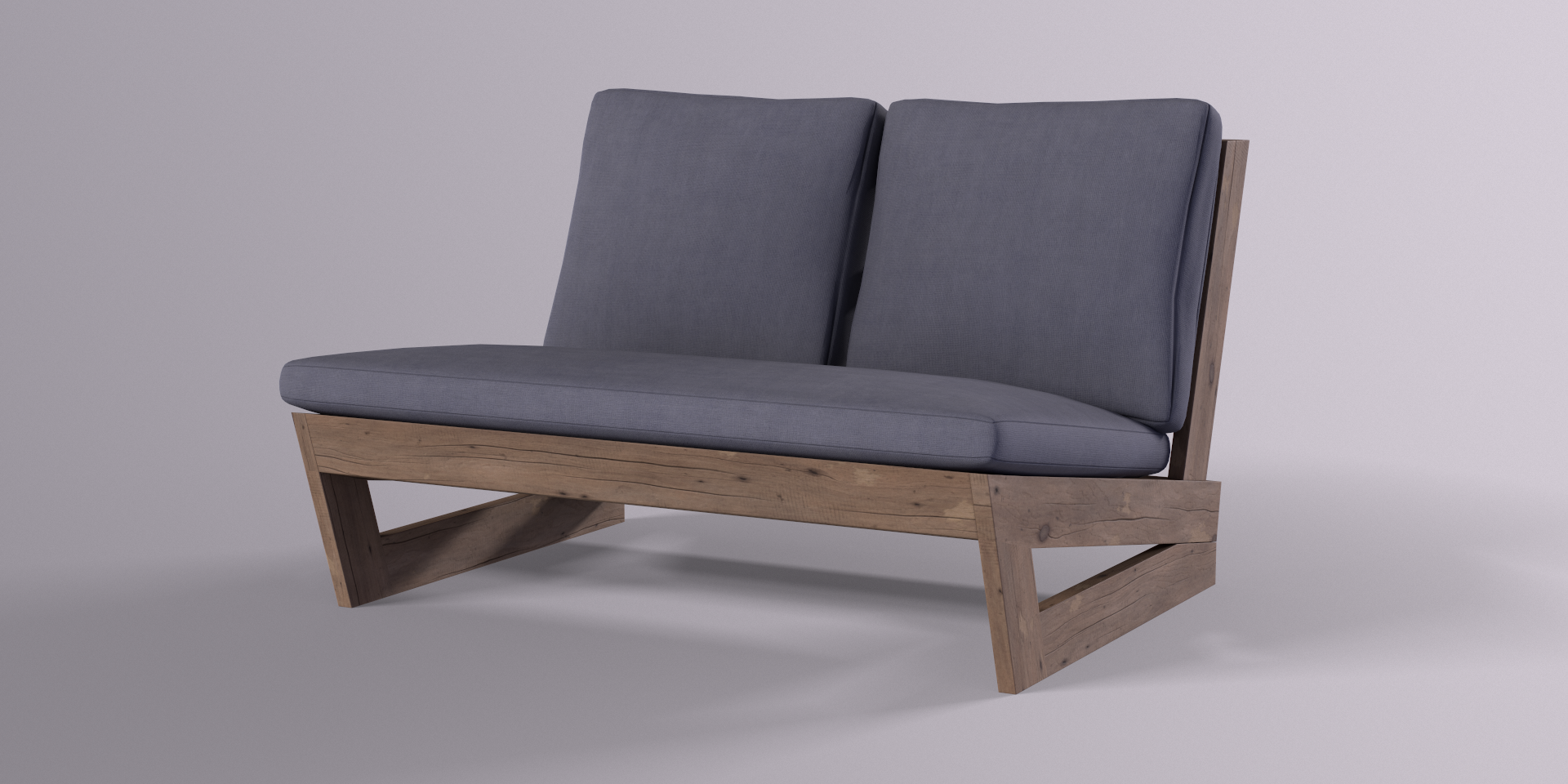 Love Seat with cushions Blender Market