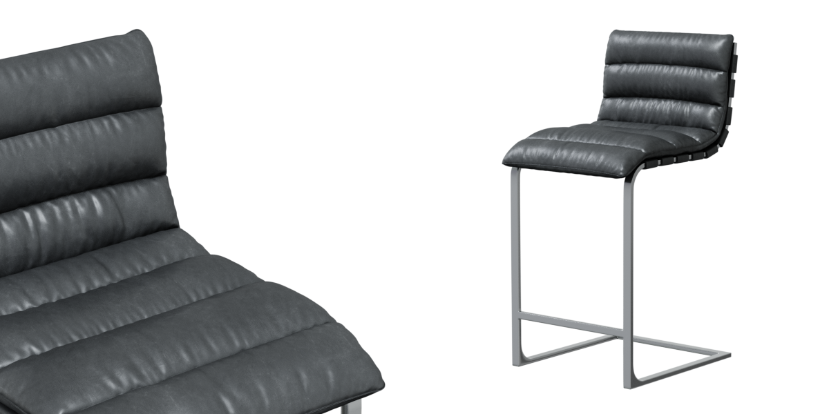 Restoration hardware stools leather deals