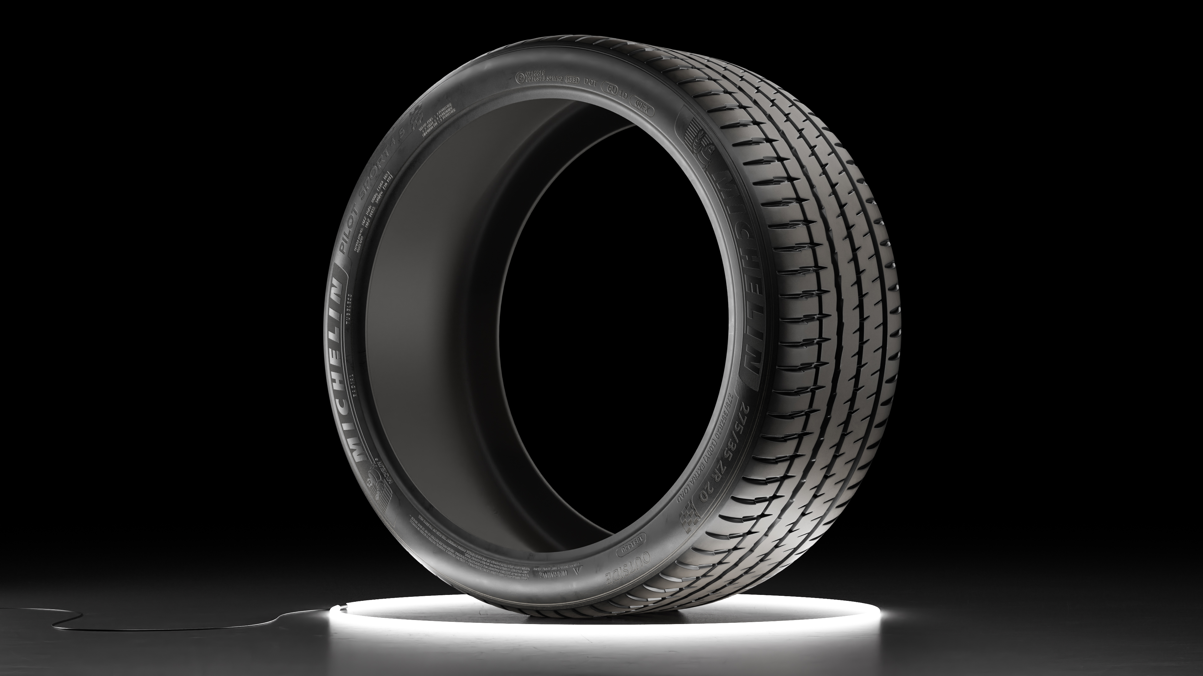 Michelin Tire Rubber Texture