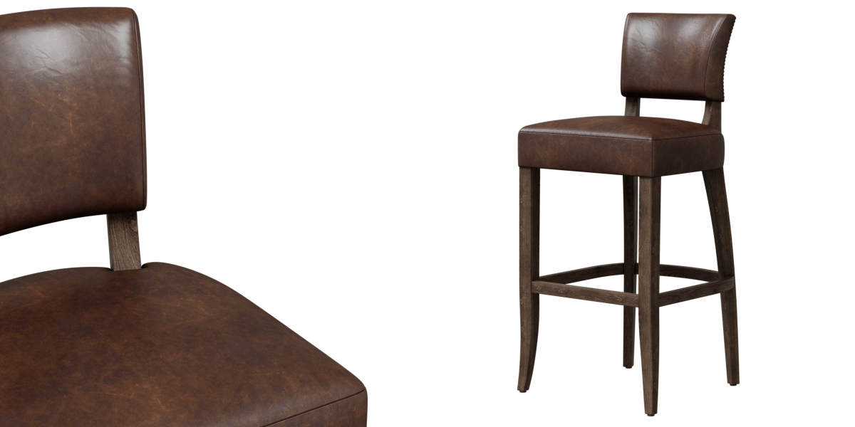 stool Restoration Hardware Adele Leather Stool Blender Market