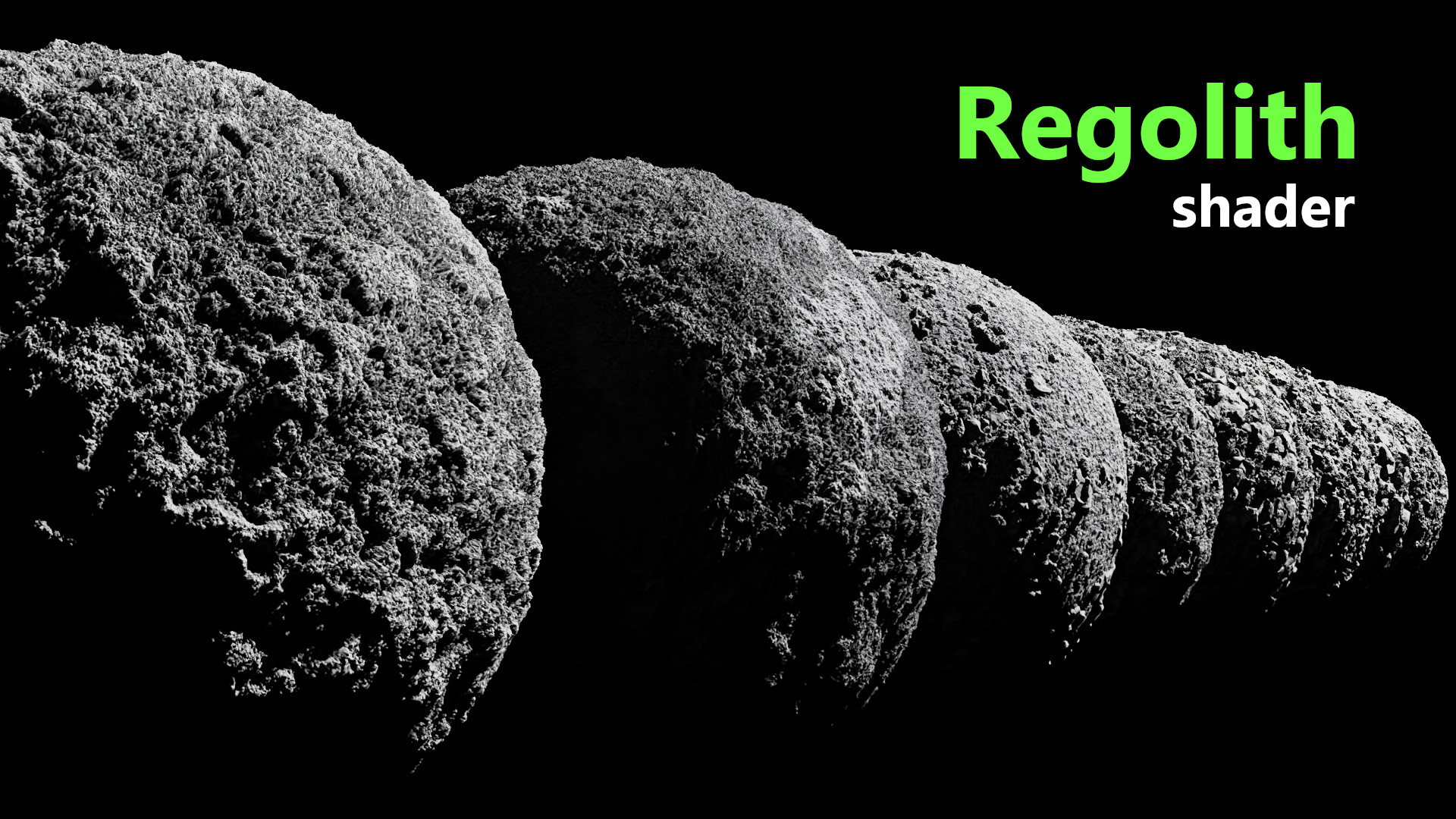 Moon Regolith Shader Pack - Blender Market