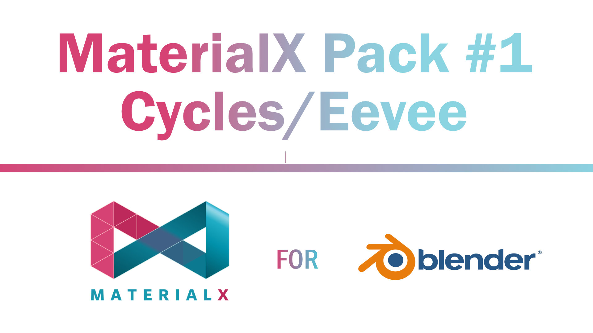 MaterialX Pack 1 Cycles, Eevee and Octane! Blender Market