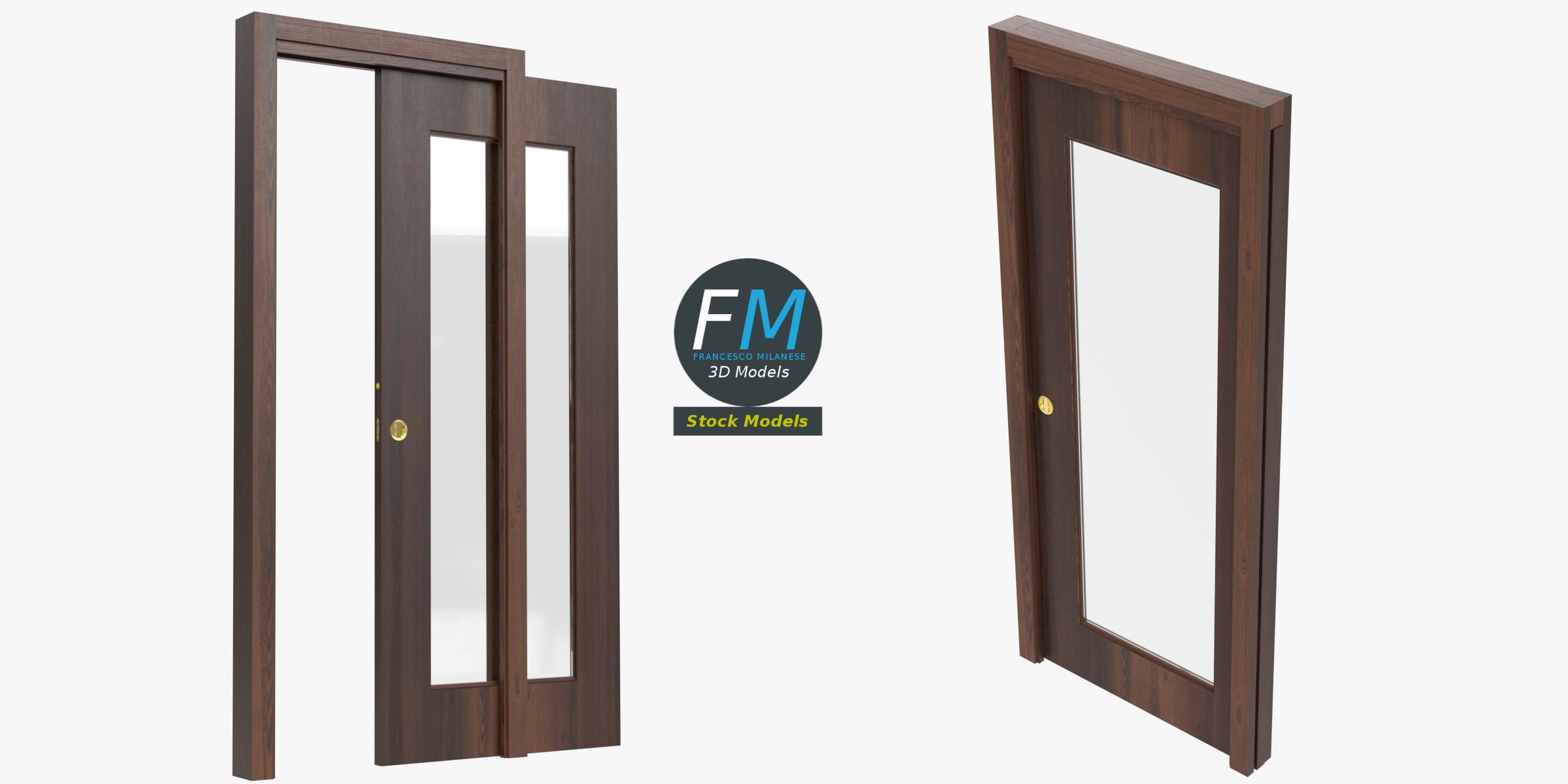 Sliding glass door 1 - Blender Market