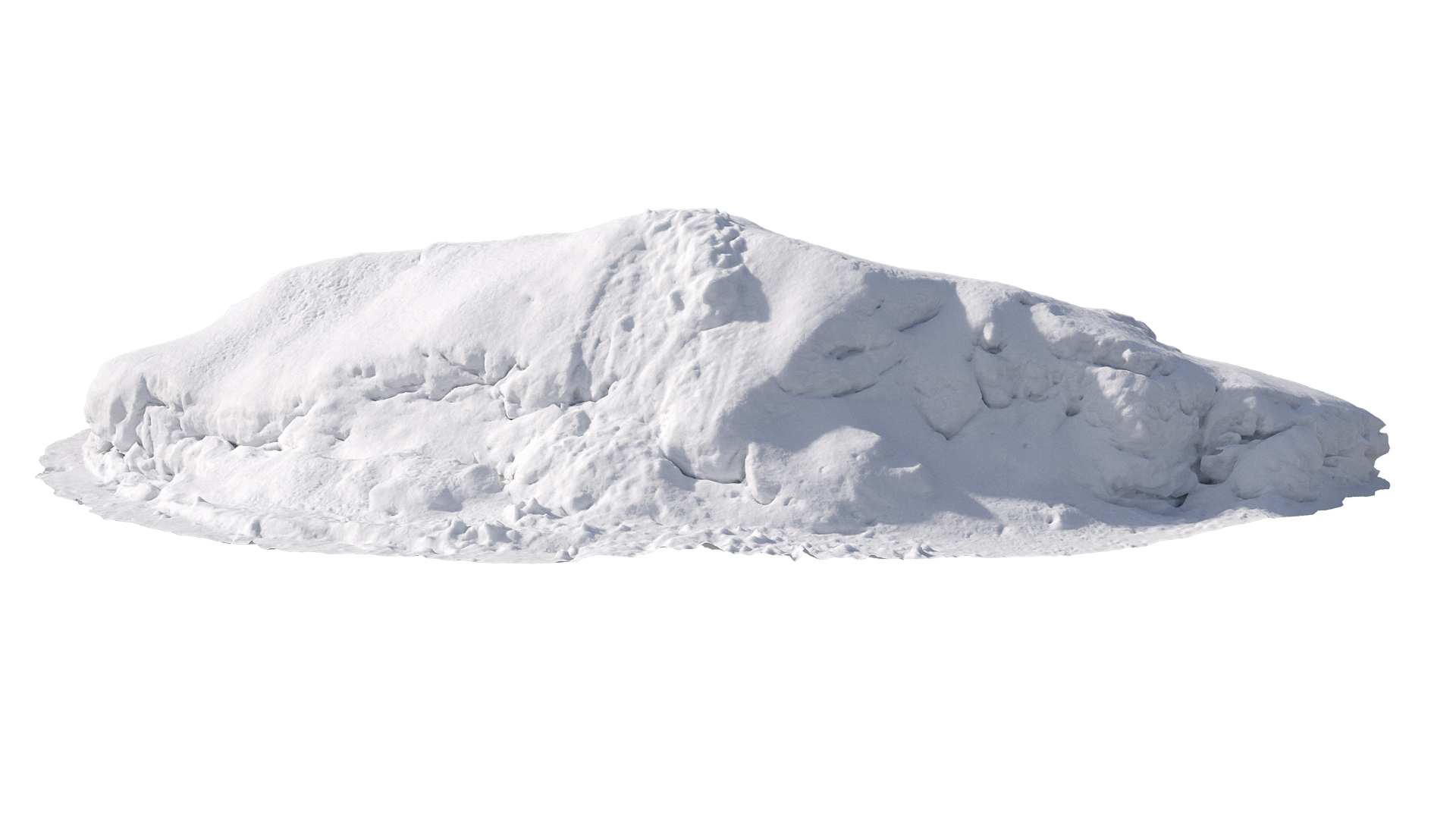 Image of Pile of snow in the winter