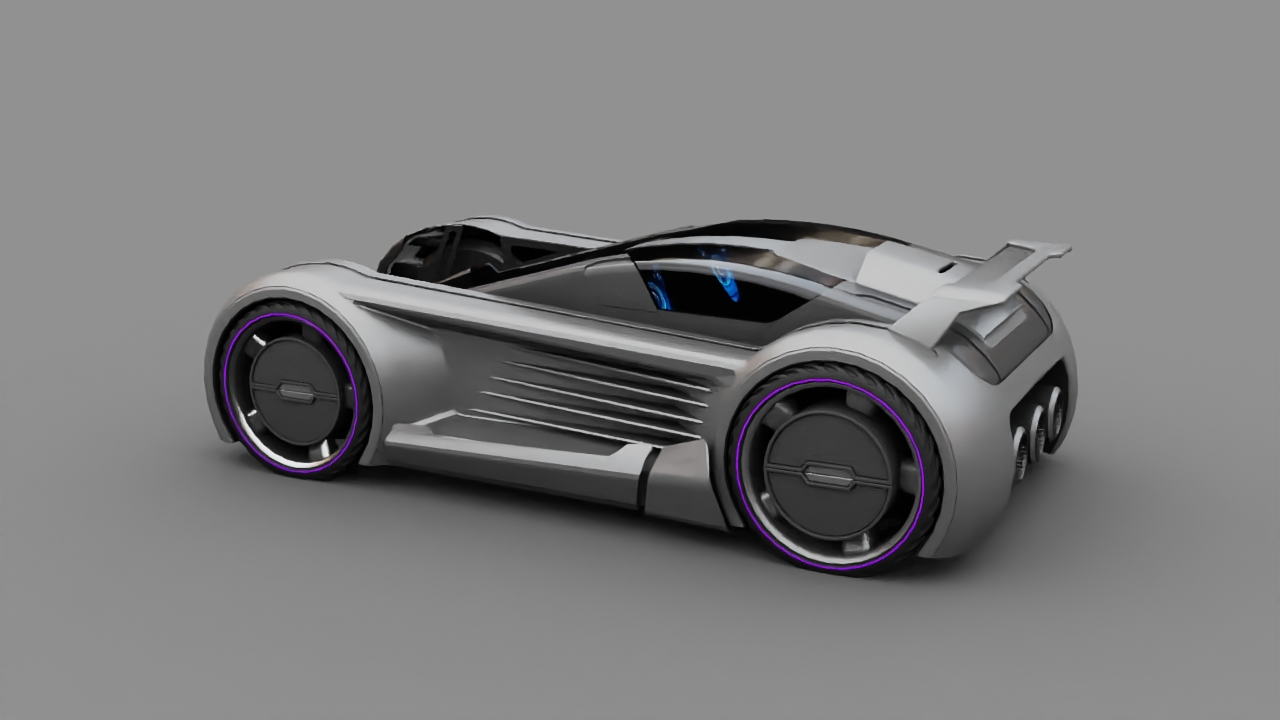 Super car concept (rigged vehicle) - Blender Market