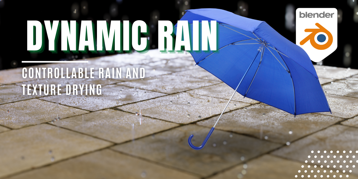 Microsingularity Dynamic Rain and Texture Drying - Blender Market
