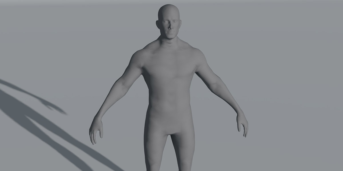 Male Body Base Mesh 28 Animations 3D Model 5k Polygons - Blender Market