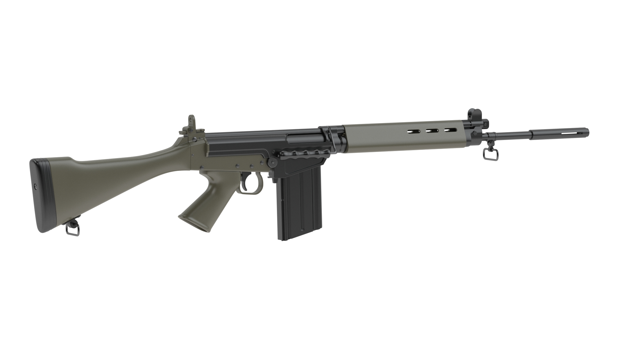 キングアームズ FAL パラストック FNFAL キングアームズ FN FAL PARA 電動ガン 内部調整済 マガジン1個
