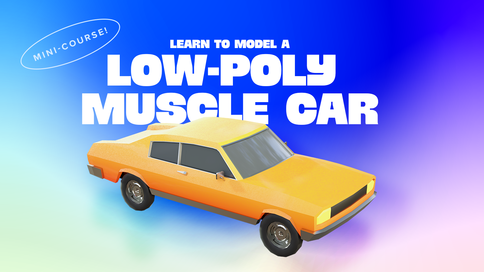 Rev Models REV: Model a Muscle Car in Blender - Blender Market