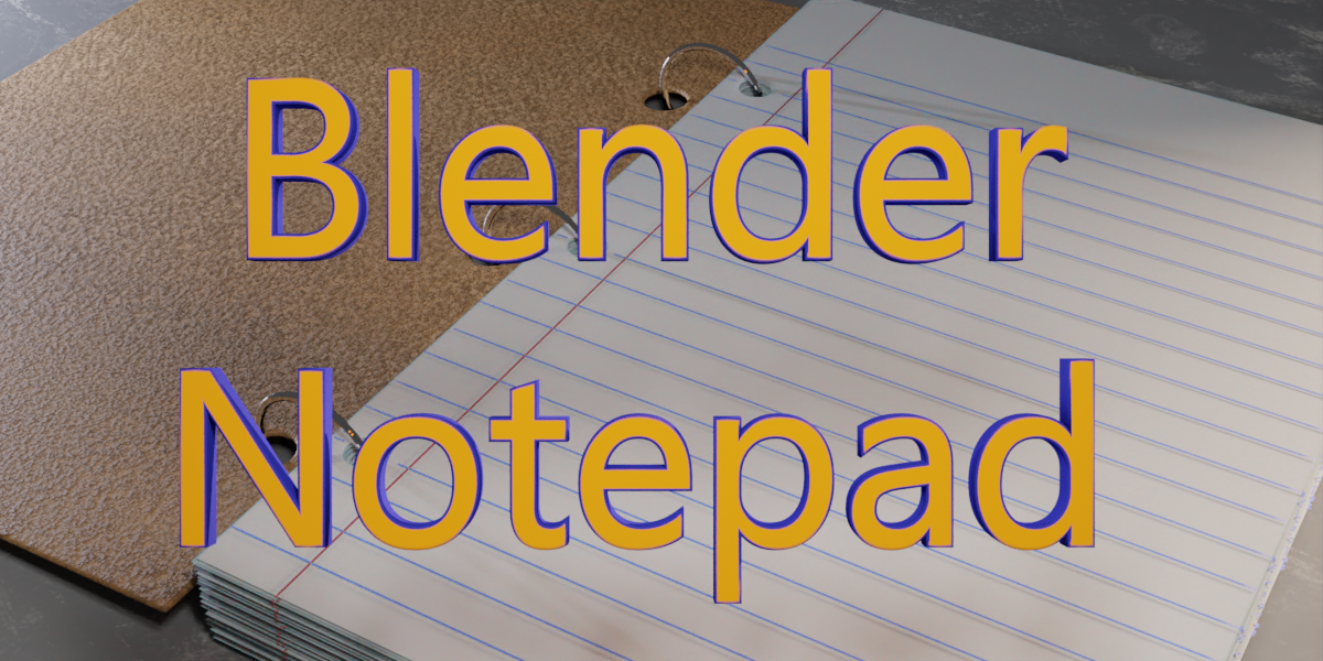 Blender Notepad Blender Market
