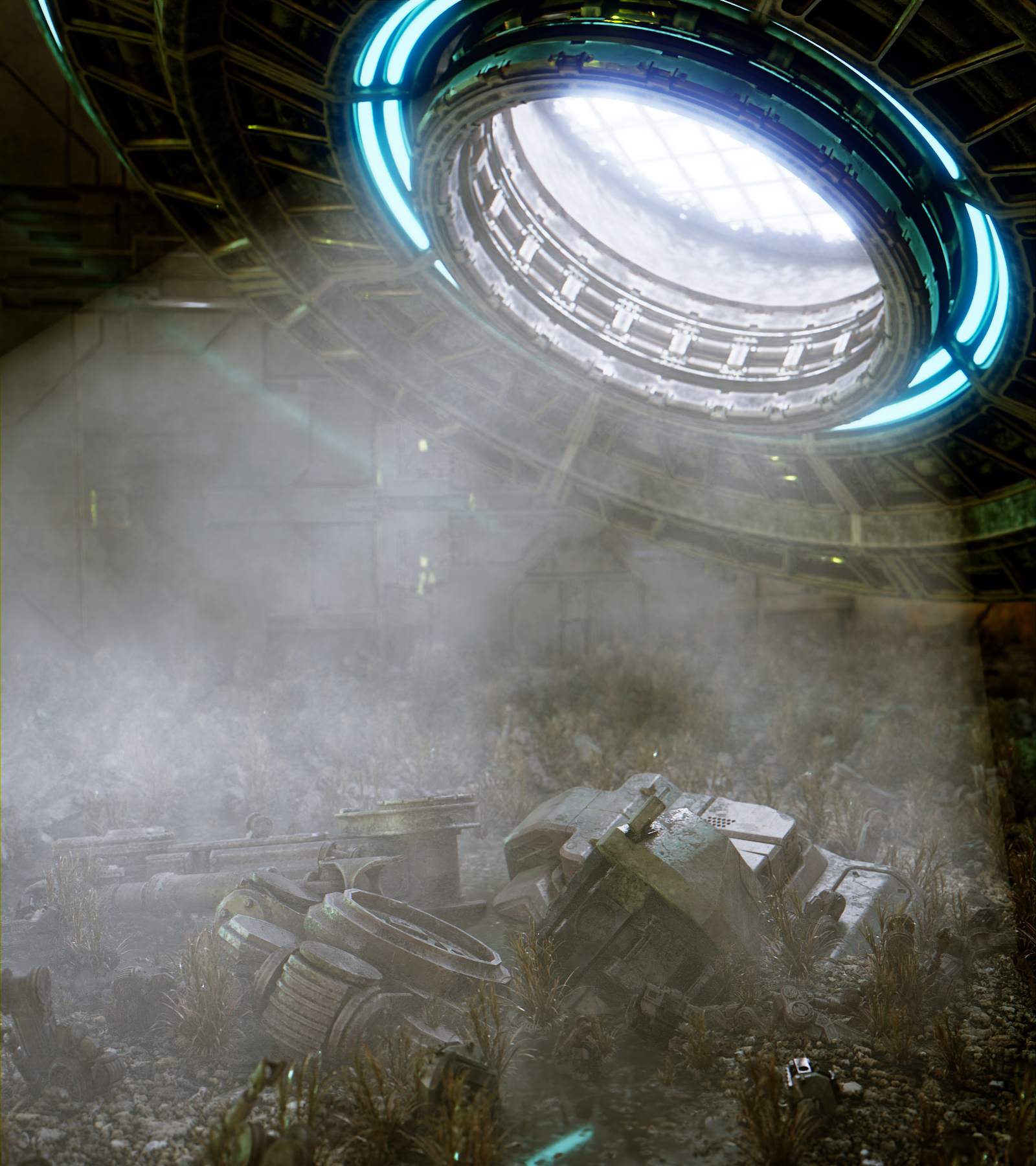 Abandoned Machine Graveyard - Blender Market