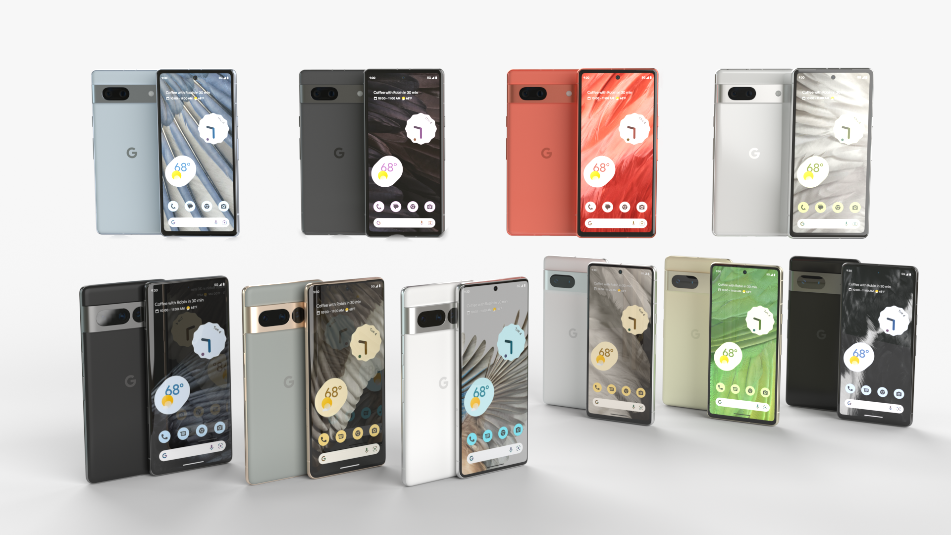 google pixel 7 collection pixel7 pixel7a pixel7pro all colors