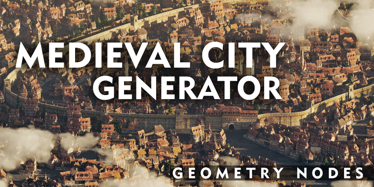 Medieval City Generator - Blender Market