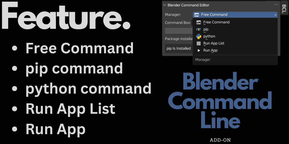Blender Command Line Addon (Updated Now)🚀🔧 Blender Market