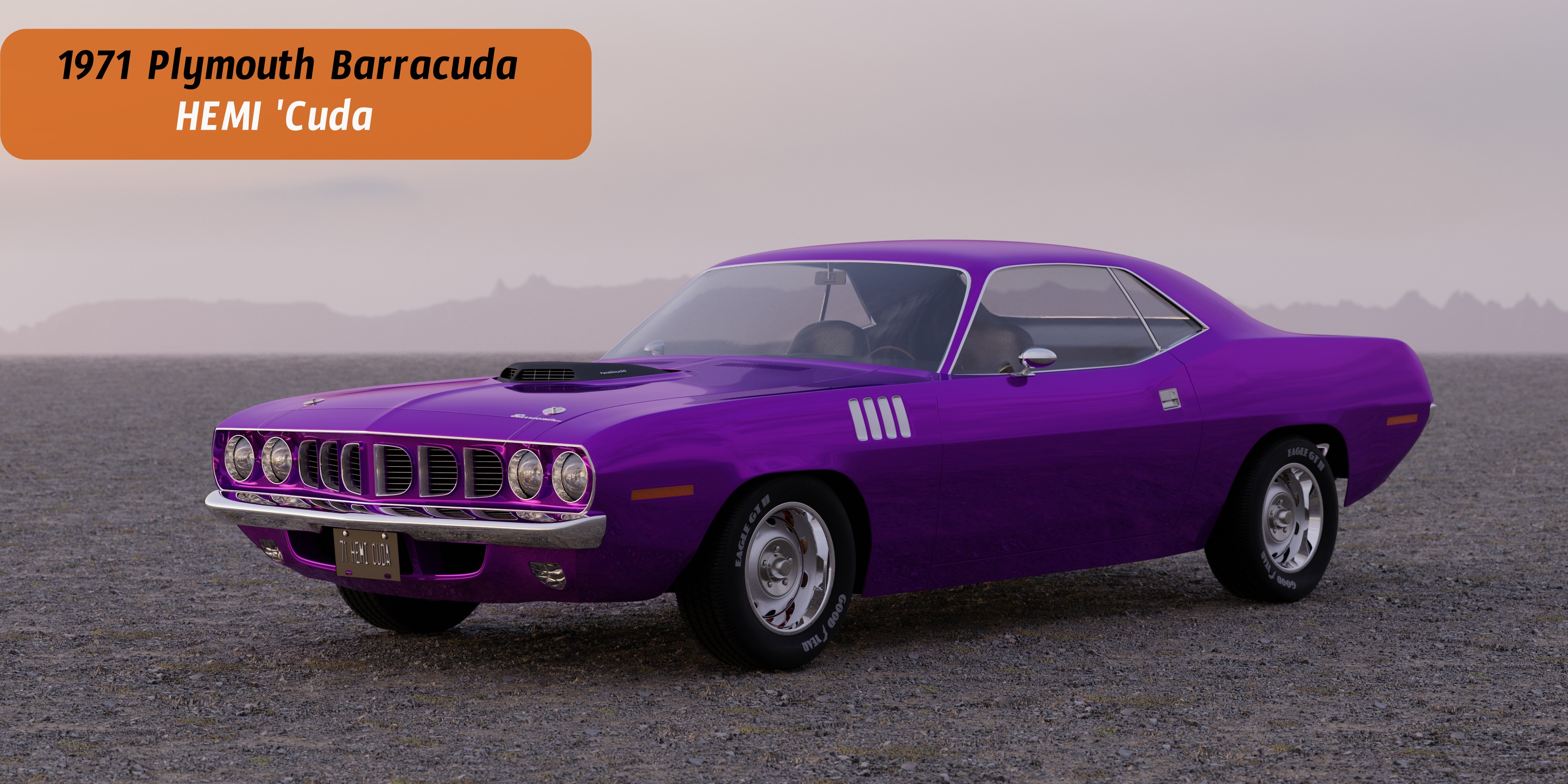 1971 Plymouth Barracuda „Hemi Cuda“ Blender Market