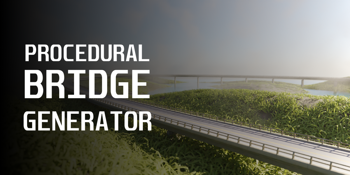 Procedural Bridge Generator - Blender Market