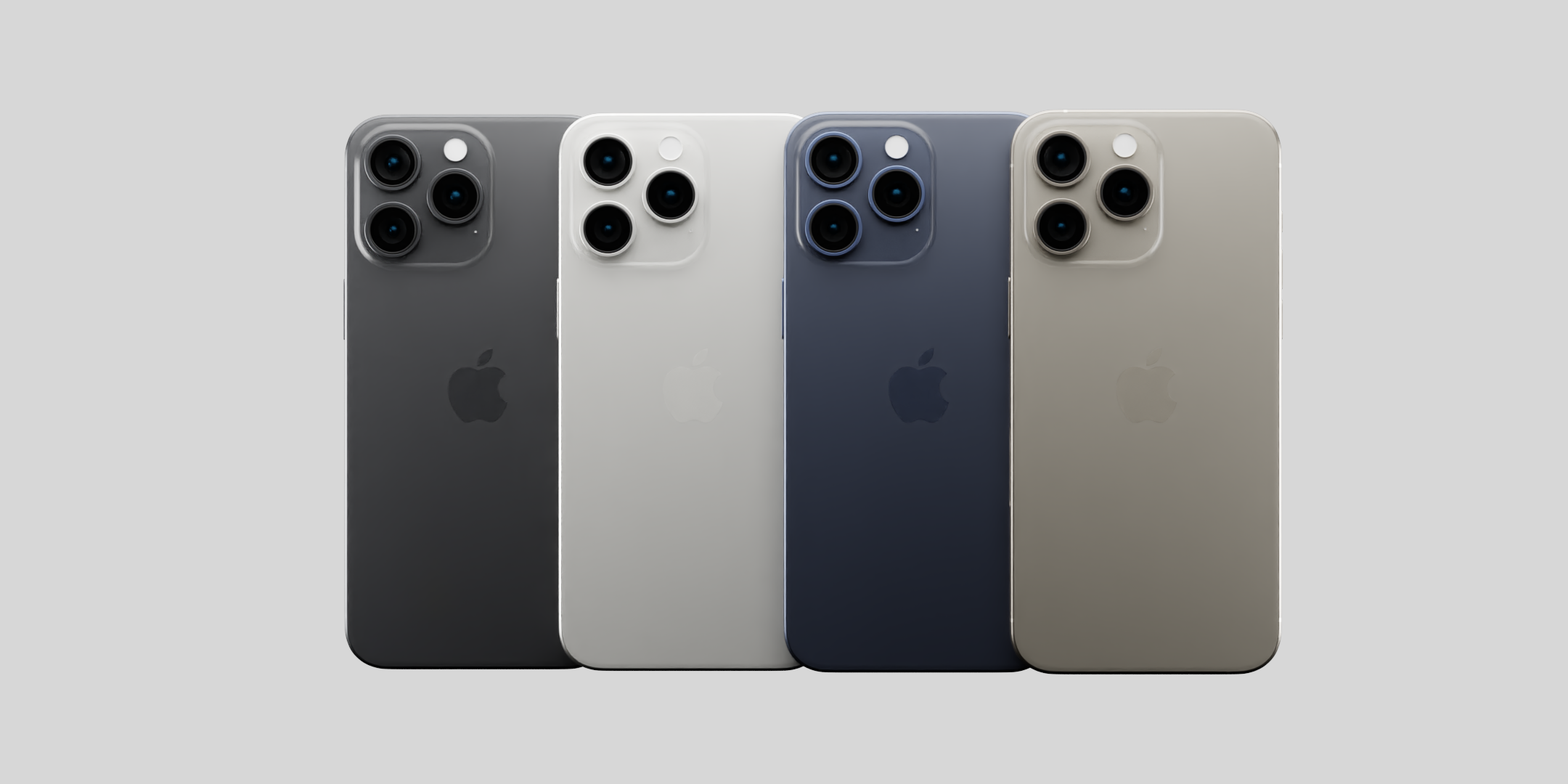 Apple IPhone 15 Pro Max In Official Colors And Design Blender Market apple-iphone-15-pro-max-in-official-colors-and-design-blender-market