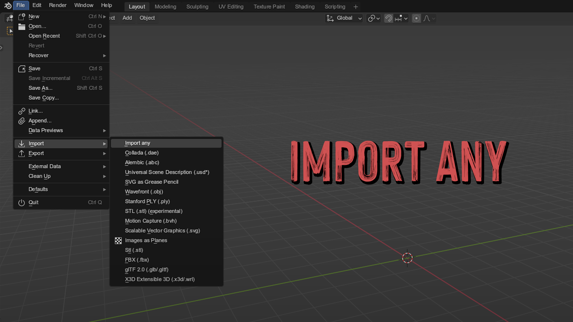 Import any Blender Market
