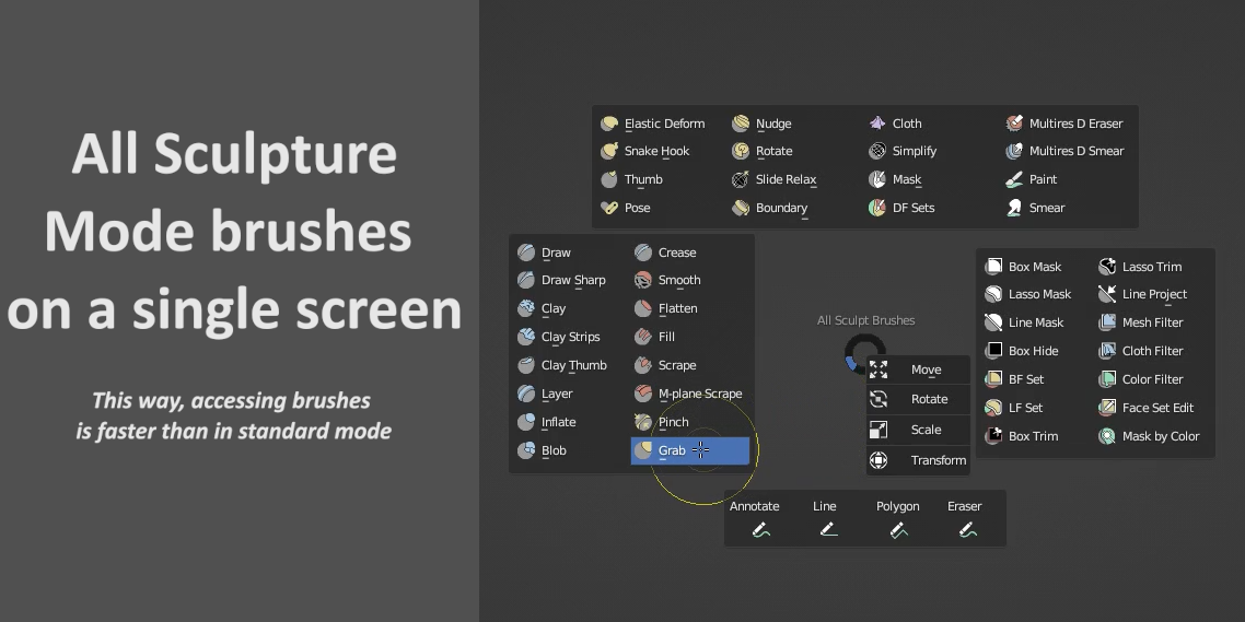 All Sculpt Brushes - Blender Market