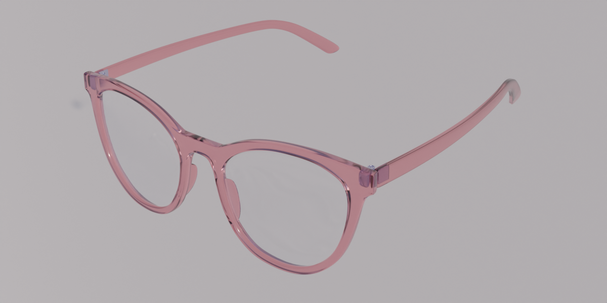 Pink sunglass 3d model Blender Market