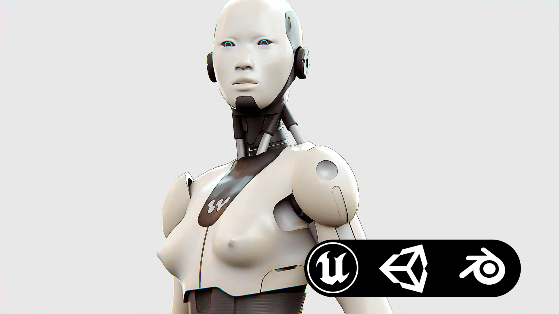 HUMANOID M-3200 Auto-Rig Pro Rigged For Mixamo, Unreal Engine Unity ...