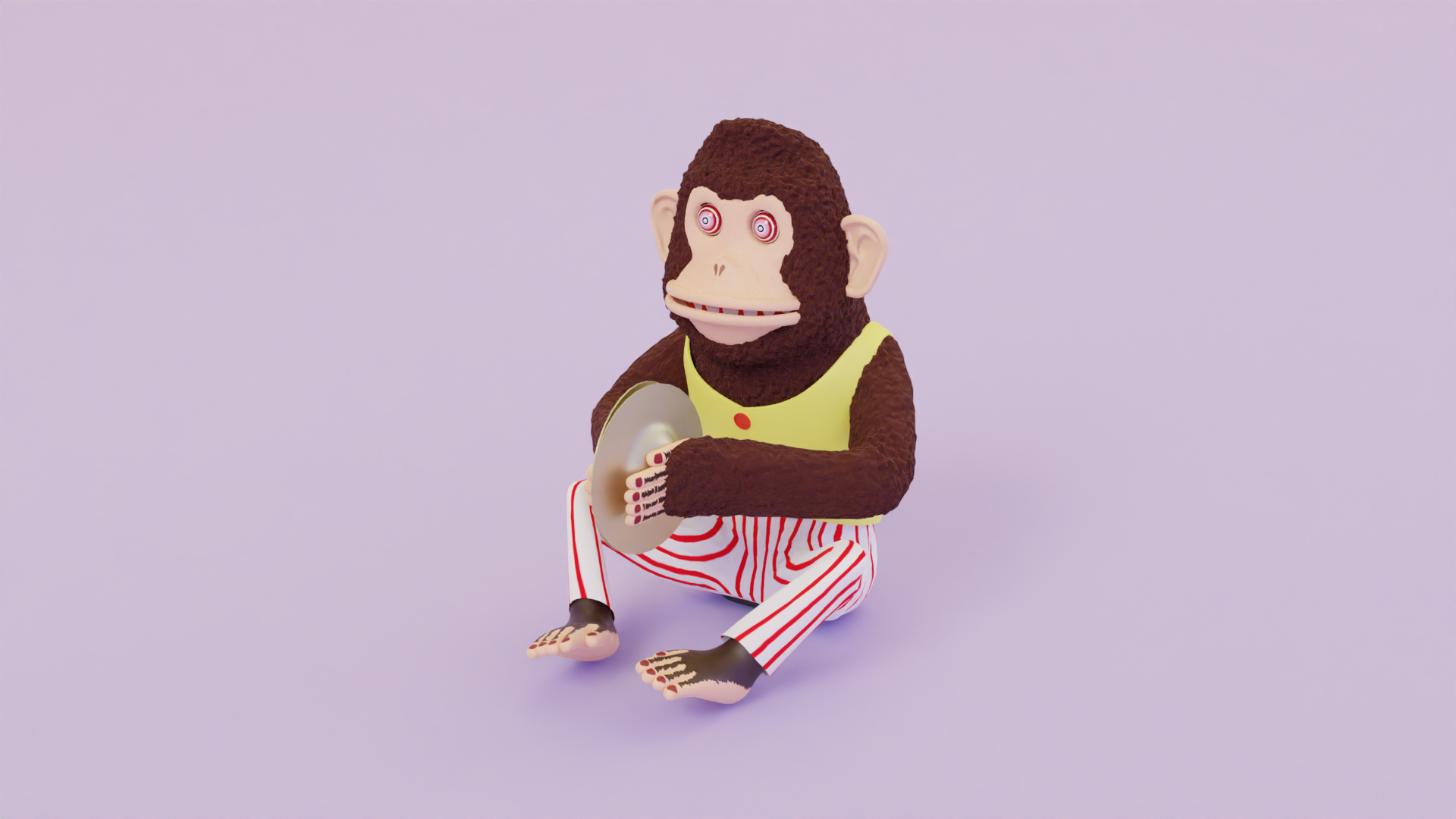 Cymbalbanging monkey toy Blender Market