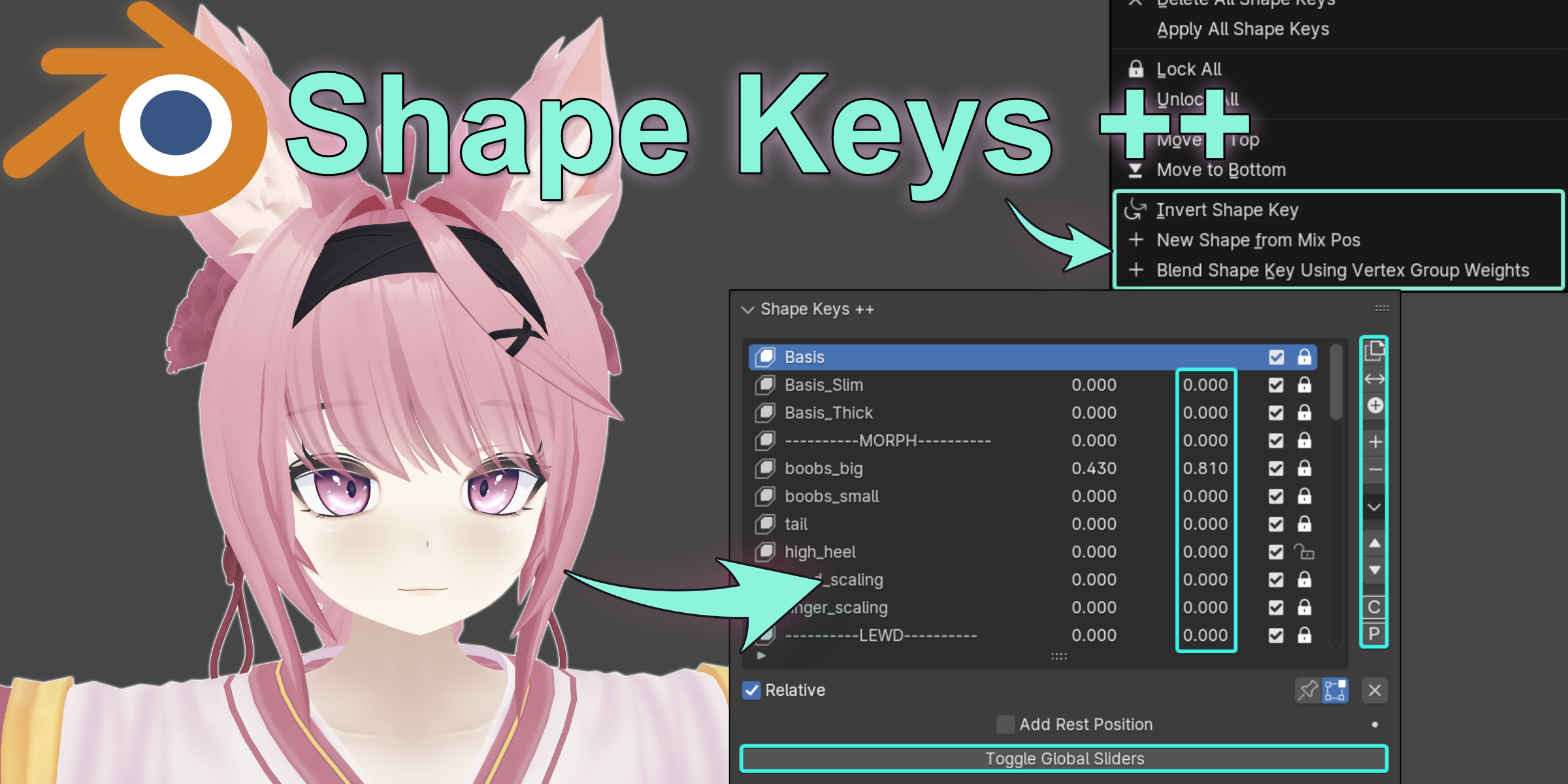 Shape Keys ++ - Blender Market