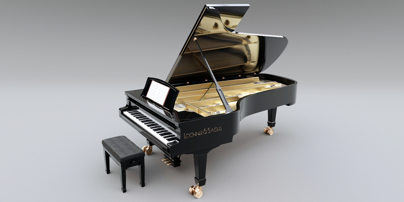 Grand Piano; full rigged; full interior detailed - Blender Market