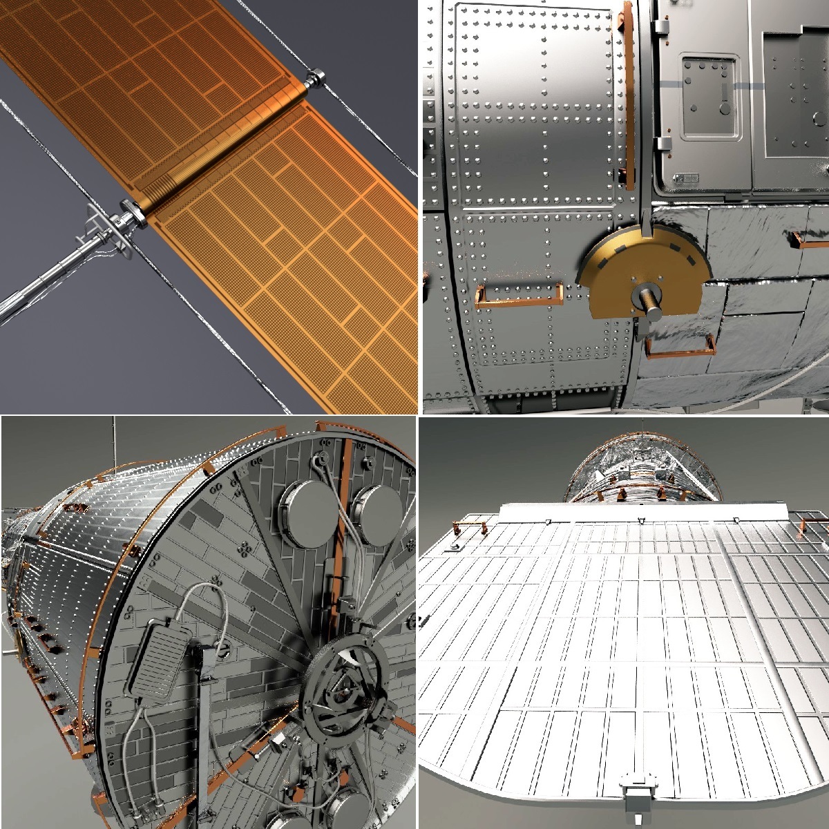 Create creating space. Space material.