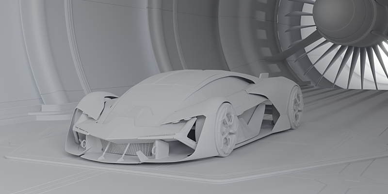 Lamborghini Terzo Millennio - Blender Market