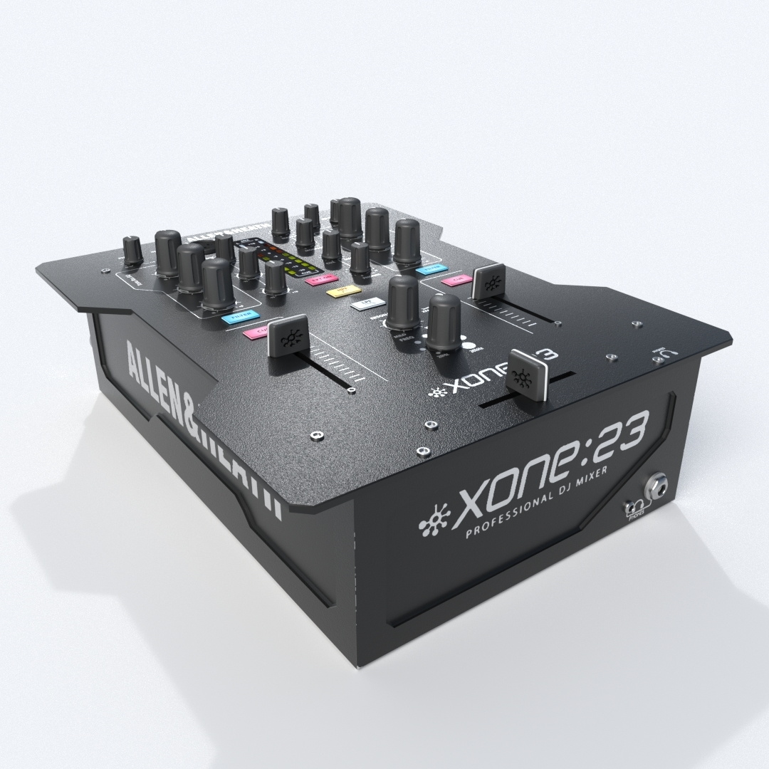 Xone 23 DJ Mixer PBR shaders Blender Market