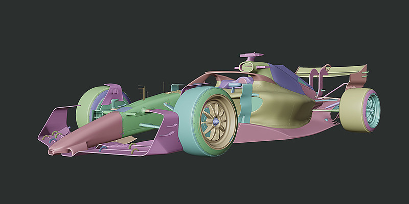F1 2022 Concept - Blender 2.8x + PSD Livery Template +FBX ...