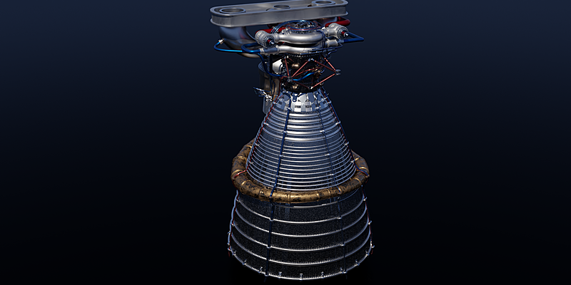 F1 Rocket Engine - Blender Market