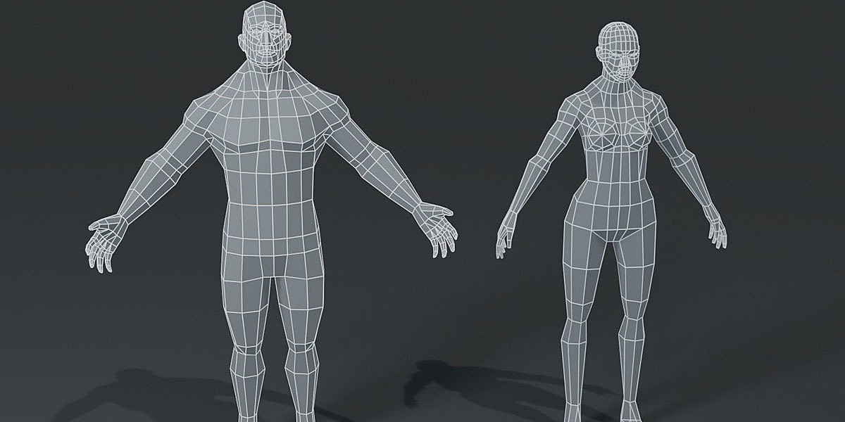 Mesh 3d model. Спортивные девушки подростки. Man body reference. Sisters fit. Проволочная модель человека.