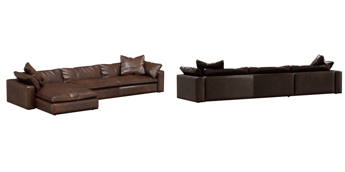 sofa Restoration Hardware Cloud Leather Chaise Sectional sofa