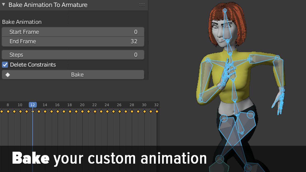 Blender Retargeting Tools 1.2 (Professional Motion Capture Retargeting