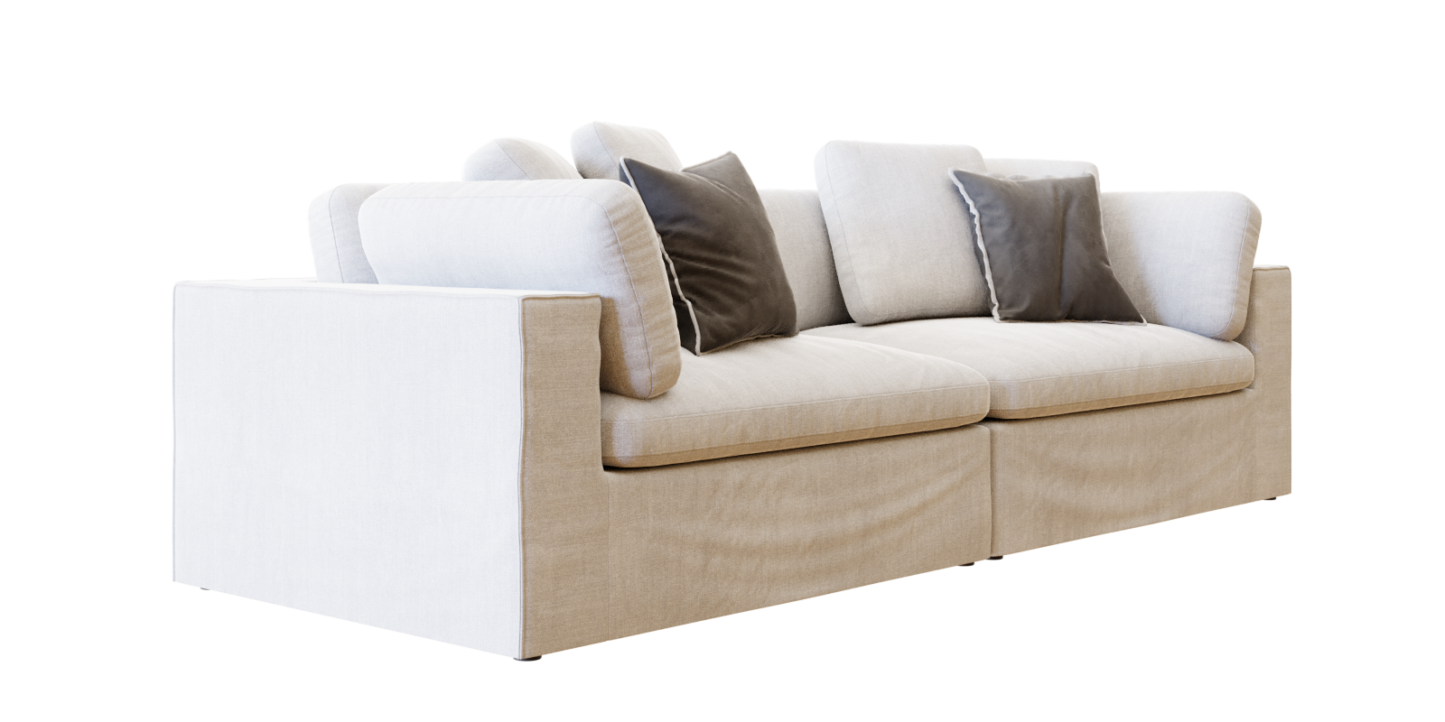 sofa set Freedom Salsie sofa and armchair with pillows Blender Market
