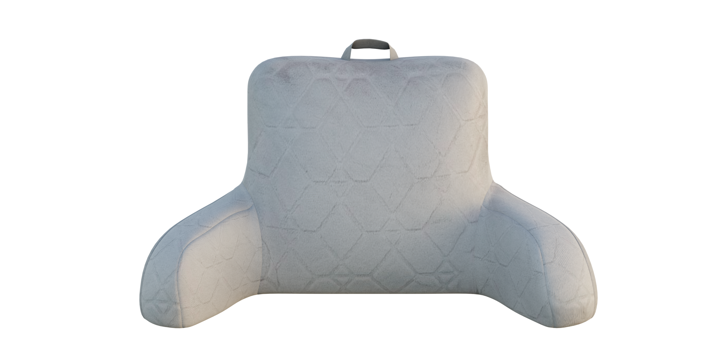 Gray backrest shop pillow