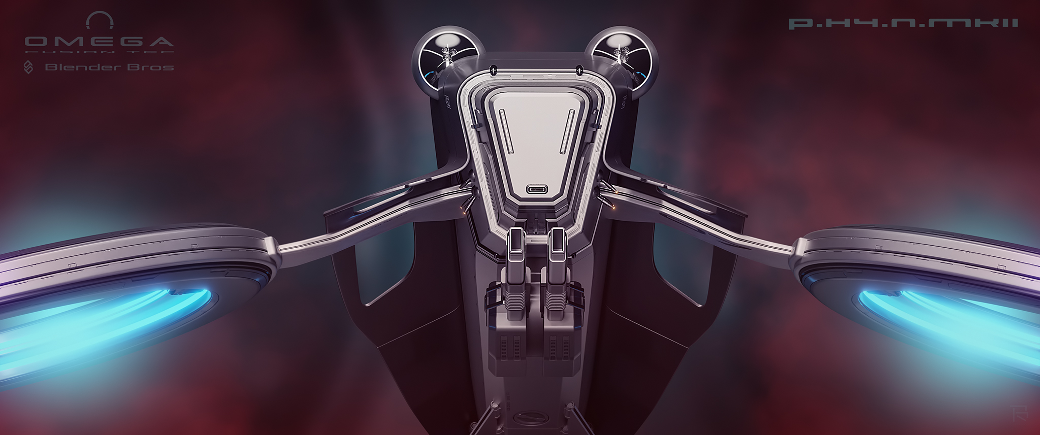 Hard Surface Drone Design in Blender Blender Market