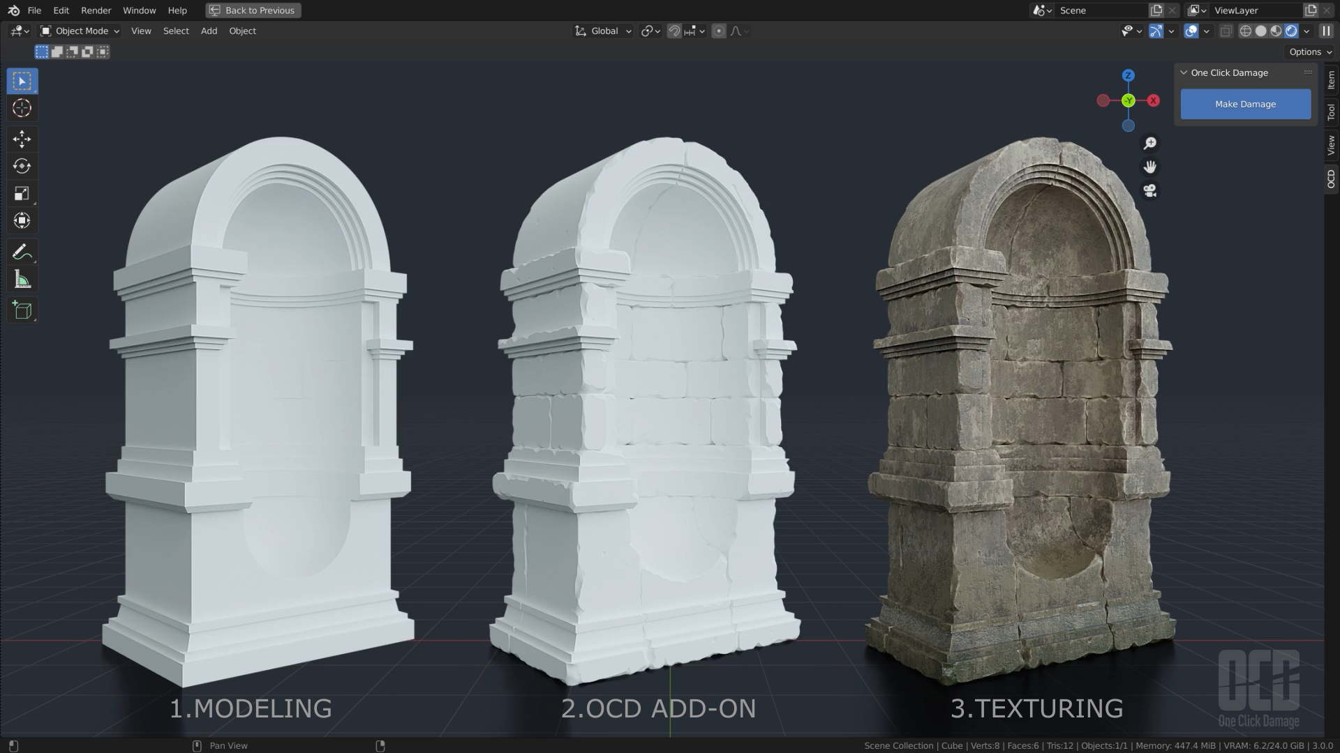 ocd (One Click Damage) Blender Market