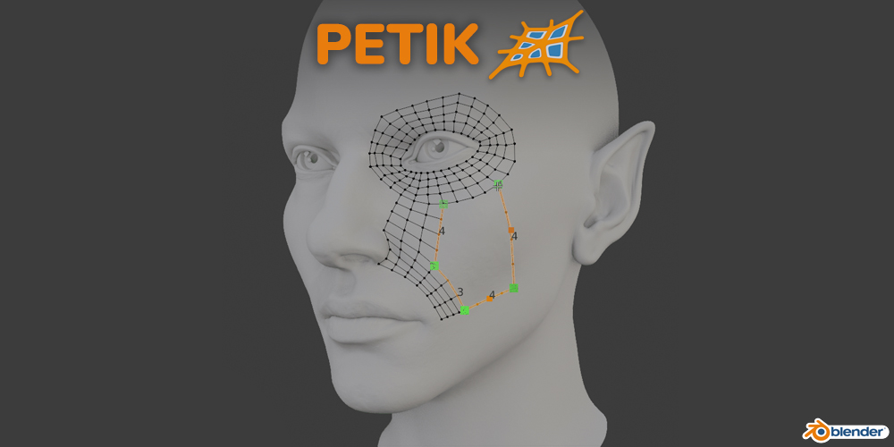 Petik retopology patch maker Blender Market