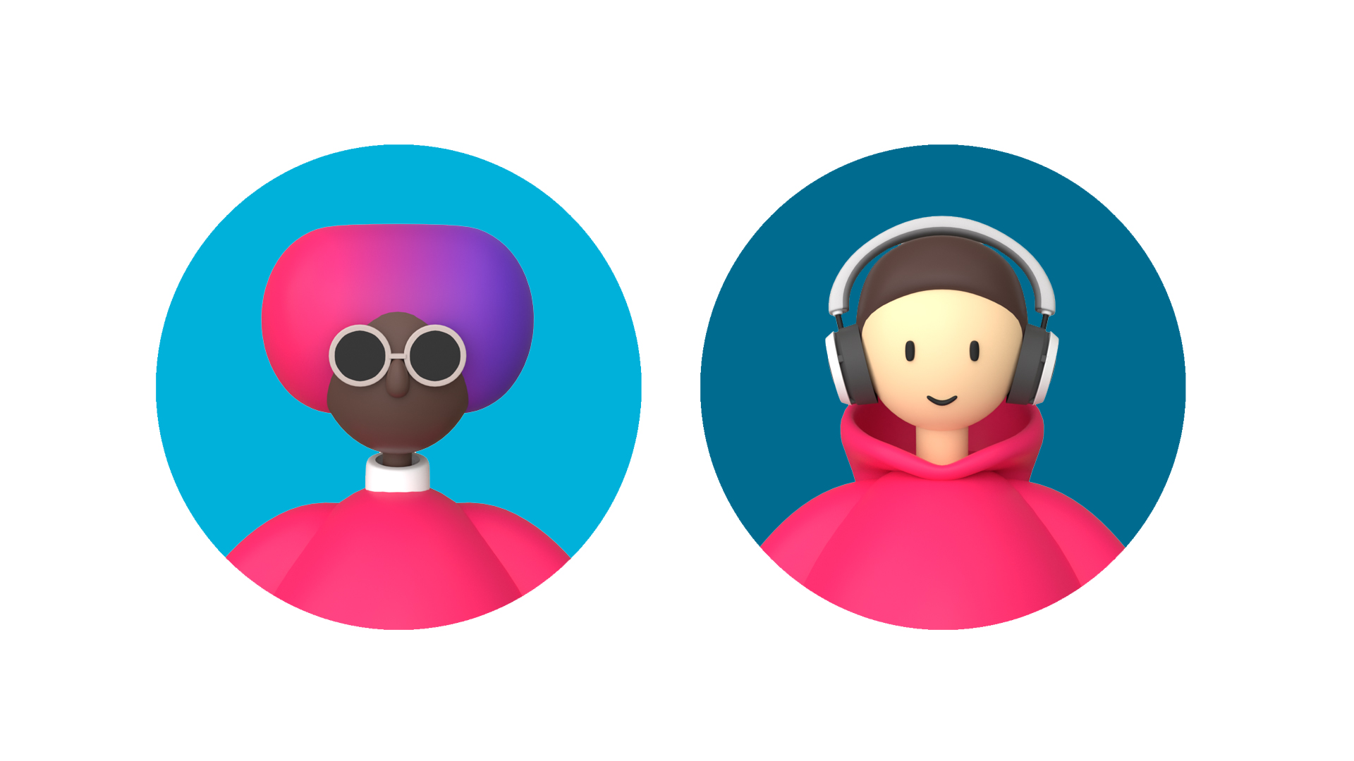 Characters avatar icon 1 - Blender Market
