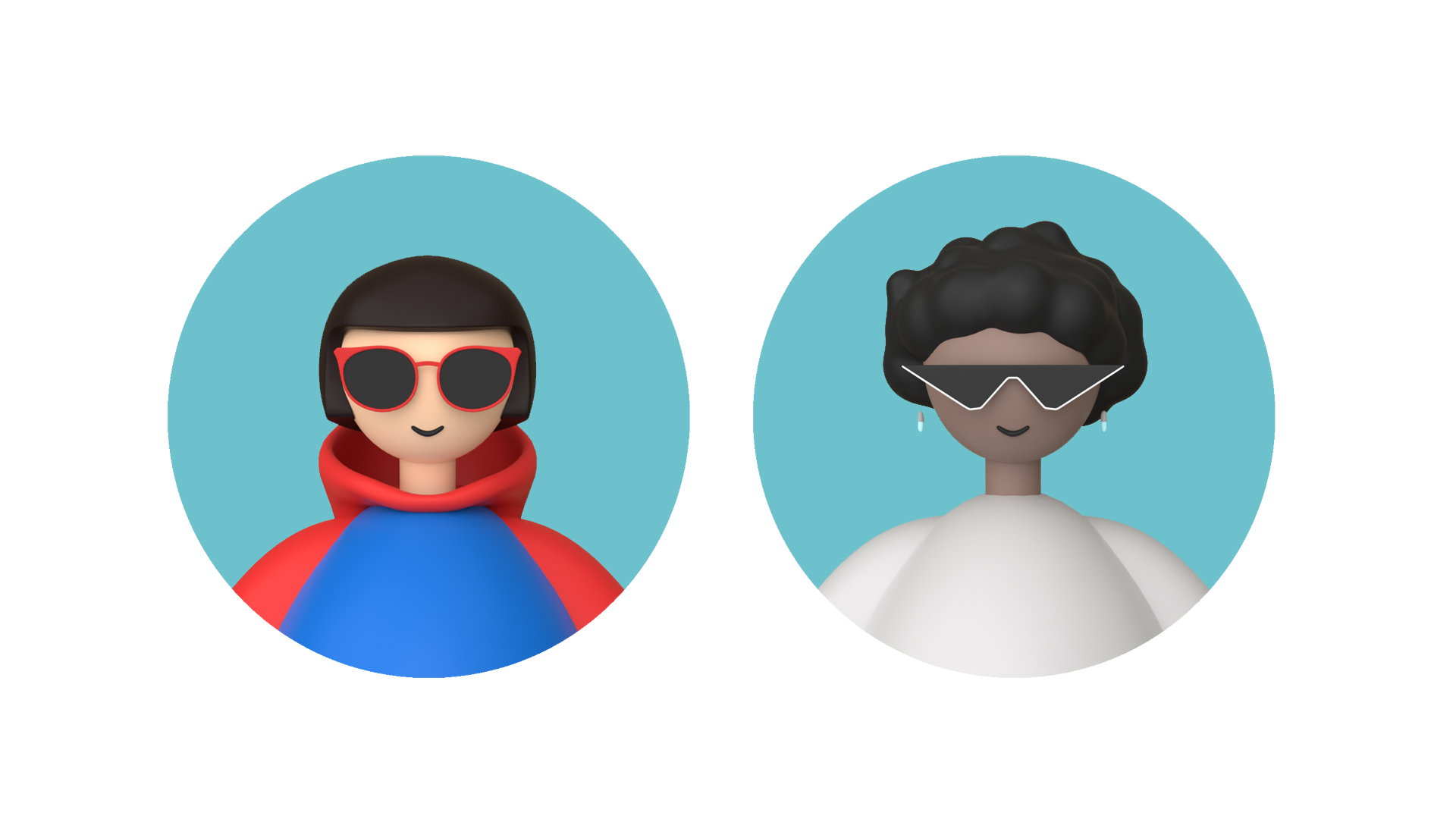Characters avatar icon 1 - Blender Market