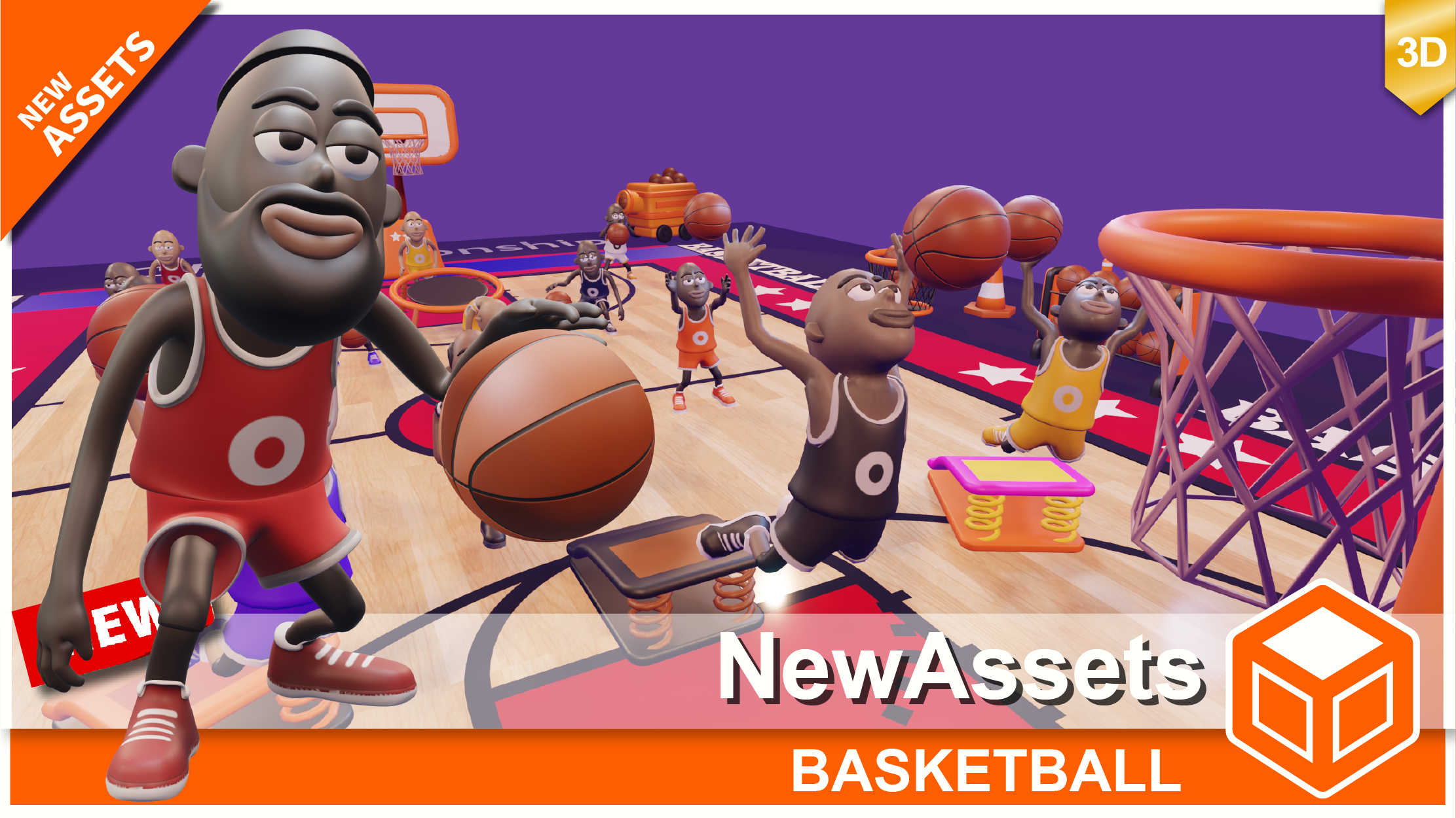 Basketball game pack - Blender Market