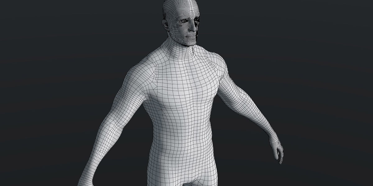 Male Body Base Mesh 28 Animations 3D Model 20k Polygons - Blender Market